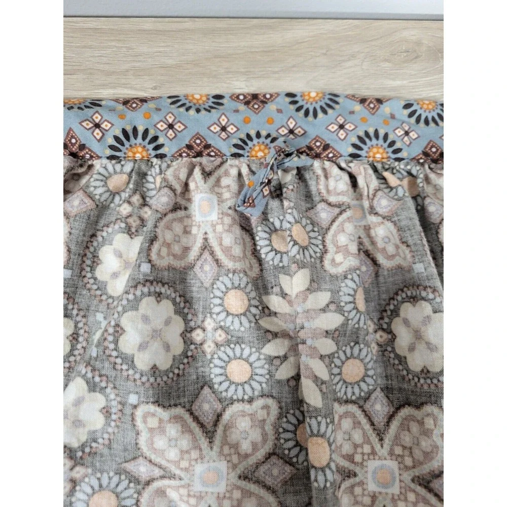 Vera Bradley Half Apron Canyon Brown Blue Orange Design‎